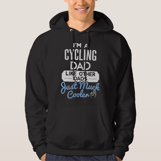 Moletom Cool Fathers Day  Cycling Dad (Frente)