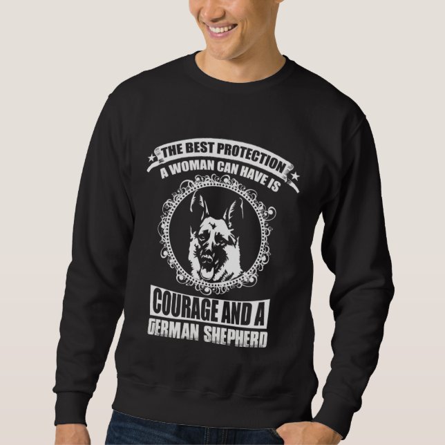 Moletom Cool German Shepherd Outfit (Frente)