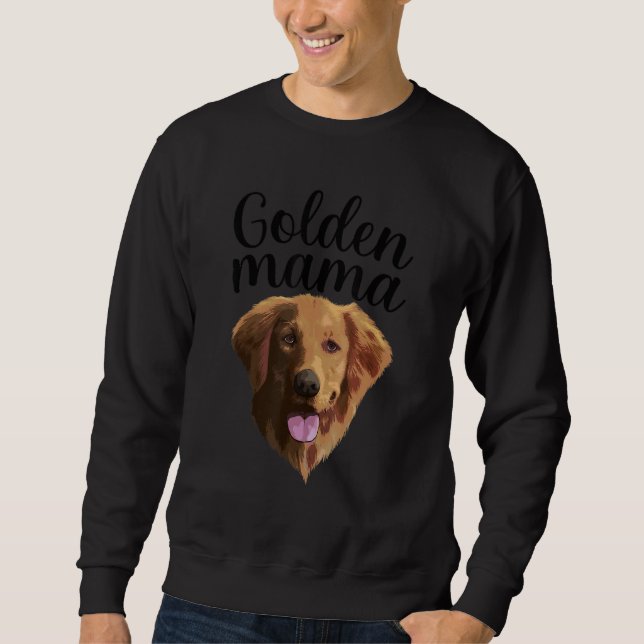 Moletom Cool Golden Retriever For Women Mom Mama Pet Puppy (Frente)