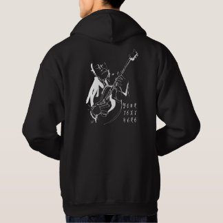Moletom Cool Retro Guitarist Custom T-Shirt (名入れ対応)