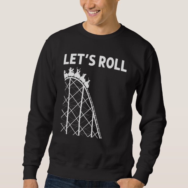 Moletom Cool Roller Coaster For Men Women Amusement Park T (Frente)