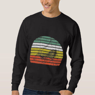 Moletom Cool Vintage Retro Sunset Bearded Dragon Graphic