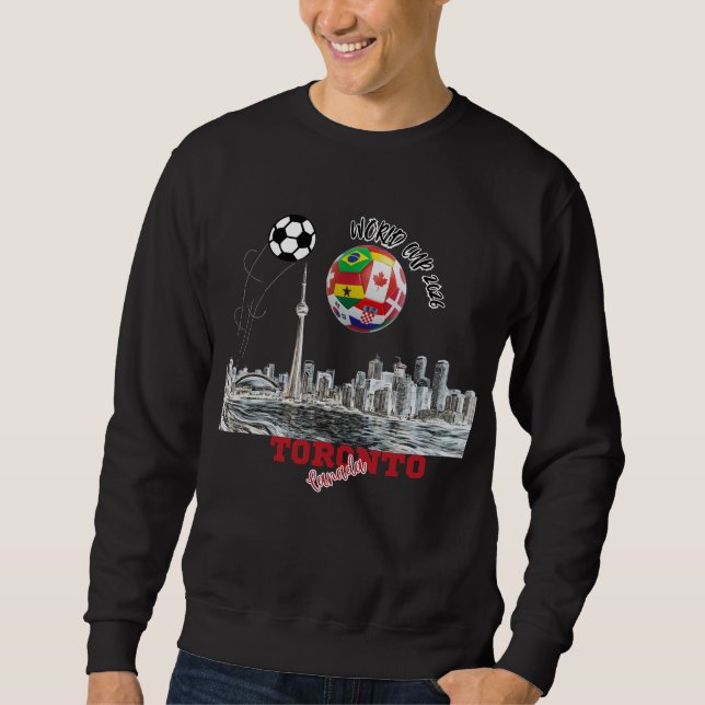 Moletom Copa do Mundo 2026 Silhueta de Toronto  (Frente)