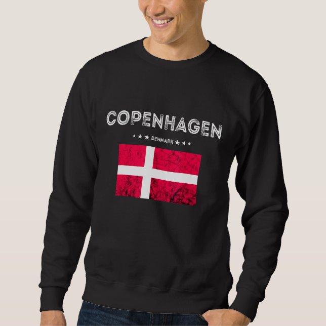 Moletom Copenhaga Dinamarca Trip Dannebrog Bandeira Dinama (Frente)