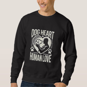 Moletom Coração de Cão Amor Humano