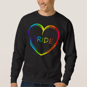 Moletom Coração do Orgulho Gótico Lgbtq Roupa Lésbica Gay