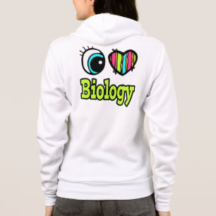 Moletom Coração Olho Brilhante Eu Adoro Biologia