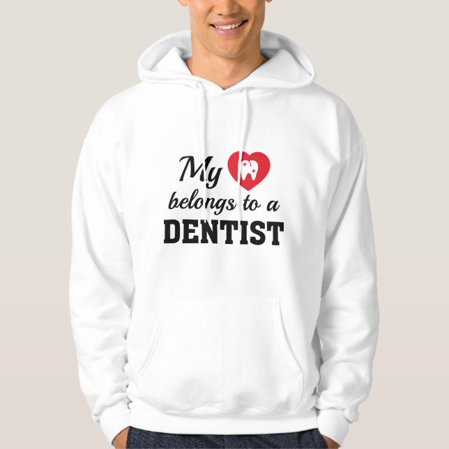 Moletom Coração Pertence Dentista (Frente)