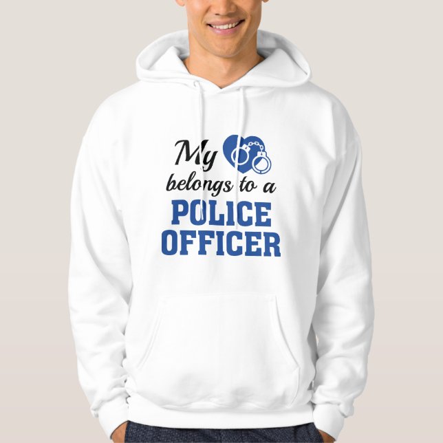 Moletom Coração Pertence Policial (Frente)