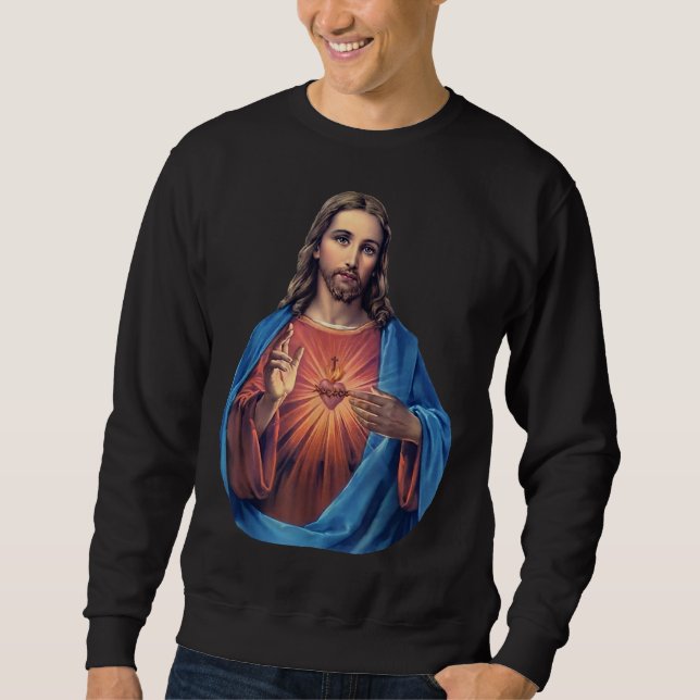 Moletom Coração Sagrado de Jesus (Frente)