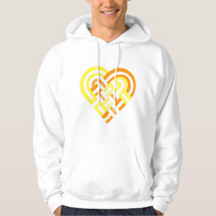Moletom Coração Tecido Maverique Pride Flag Amarelo