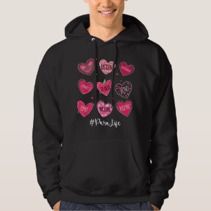 Moletom Corações Divertidos Ensinam Amor Inspiram Para a V