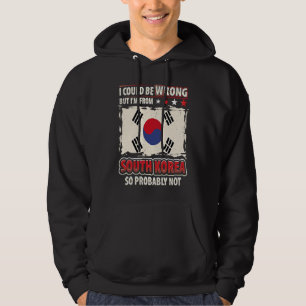 Moletom Coreia do Sul Não Estou Errado Sou Coreano Bandeir