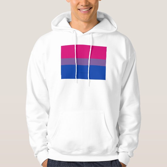Moletom Cores da bandeira do orgulho bissexual SlipperyJoe (Frente)