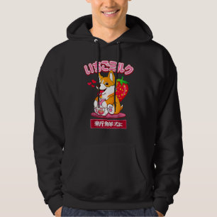 Moletom Corgi 90s, japonês Otaku Na moda, estético Mi