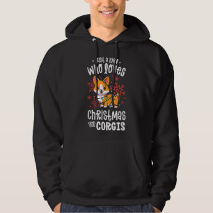 Moletom Corgi Christmas É Apenas Uma Menina Que Ama O Corg