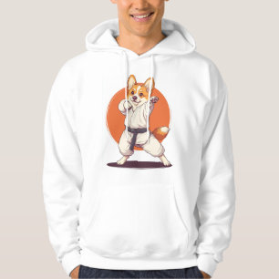 Moletom Corgi de Karatê � Cão de Artes Marciais
