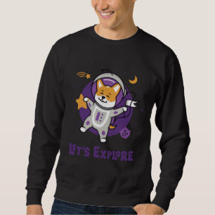Moletom Corgi Deixa X S explorar o adorável astronauta C