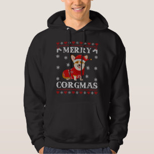 Moletom Corgi Dog Feliz Papais noeis de Natal Corgi Ugly C