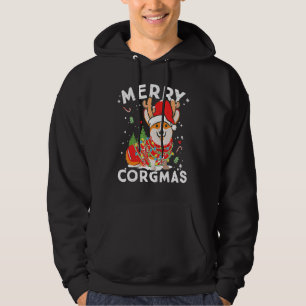Moletom Corgi Dog Reindeer Feliz Papais noeis Corgmas Corg