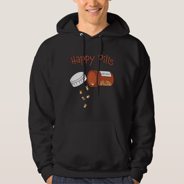Moletom Corgi Happy Pills (Frente)