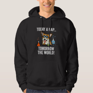 Moletom Corgi Hoje Um Sonho Amanhã O Mundo