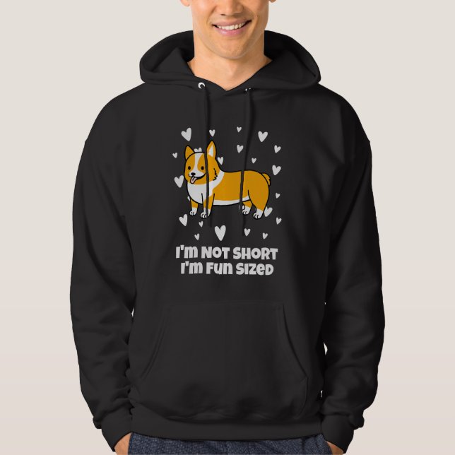 Moletom Corgi Im Não Curto (Frente)
