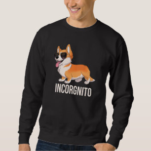 Moletom Corgi Incorgnito Cute Incognito Corgi Com Sunglas