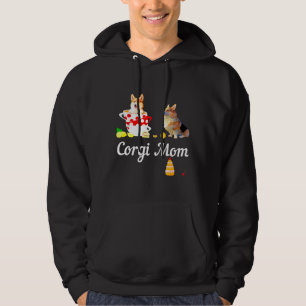 Moletom Corgi Mamãe Mad Hatters Tea Party Corgi Long