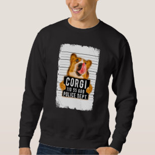 Moletom Corgi Mug Shot