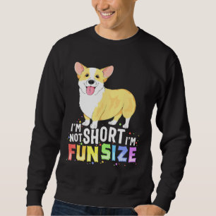 Moletom Corgi Mulheres Crianças Não Sou Curto, Sou Um Cão