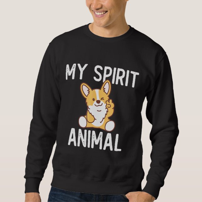 Moletom Corgi My Spirit Animal Corgi Dog (Frente)