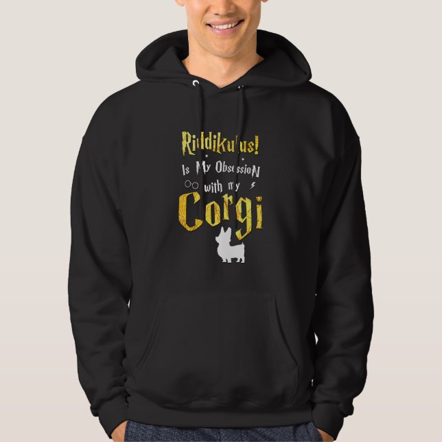 Moletom Corgi Riddikulus Corgi (Frente)