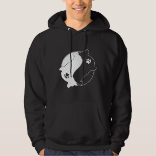Moletom Corgi Yin Yang Paw Dog Corgi legal