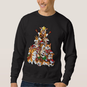 Moletom Corgmas Feliz de Árvore de Natal I Love Corgis M