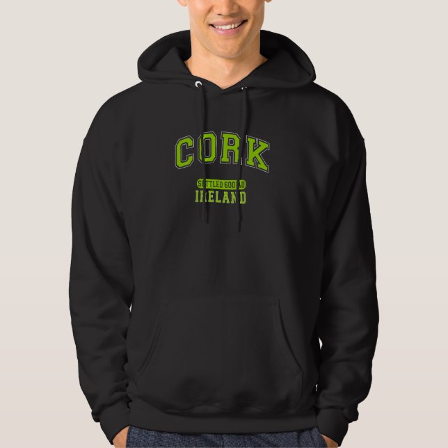 Moletom Cork Irlanda Estabelecida 600 DC Vinho Arqueado Br (Frente)