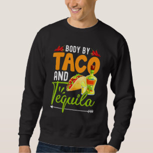 Moletom Corpo Engraçado Por Tacos E Tequila Cinco Mexicano
