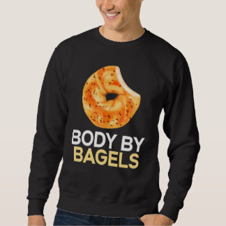 Moletom Corpo por Bagels Foodie Bread Bakery Comida Judaic