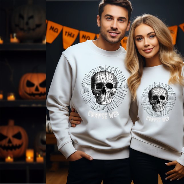 Moletom Corpse Web Halloween Spooky Horror (Criador carregado)