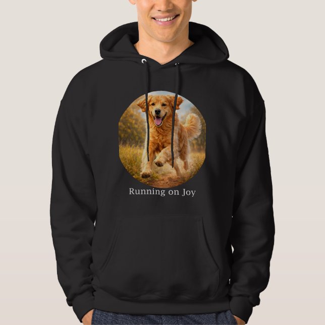 Moletom Correndo com Alegria Golden Retriever (Frente)