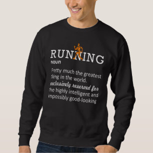 Moletom Correndo Definição Maratonista 5k Maratona Humor