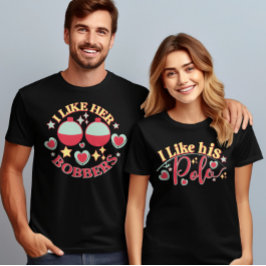 Moletom Correspondência Engraçada com Casal de Bobbers