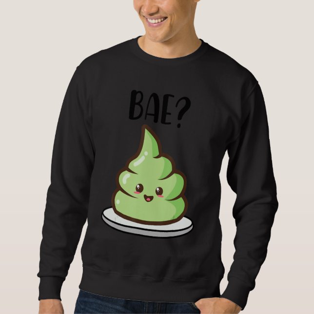 Moletom Correspondência Fresca de Casal Bae Sushi Engraçad (Frente)