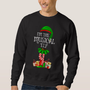 Moletom Correspondente Grupo Familiar Eu sou o Elf Christm