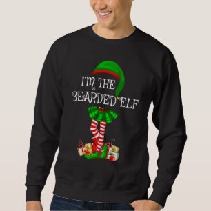 Moletom Correspondente Grupo Familiar Eu sou o Elf Christm