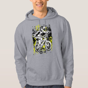 Moletom Corrida De Bike Bmx Retro - Hoodie Corrente Bmx
