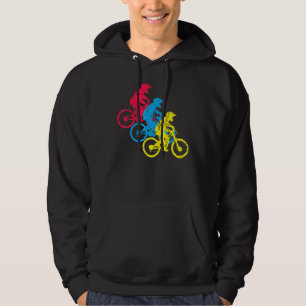 Moletom Corrida de Cavaleiro de Bicicleta BMX Stunt Retro