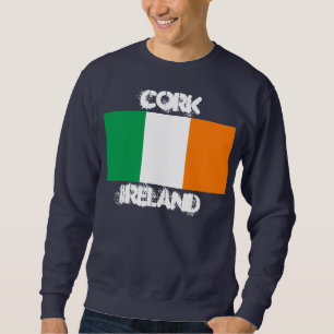 Moletom Cortiça, Ireland com bandeira irlandesa