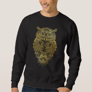 Moletom Coruja Geométrica Cute Art Mandala Estilo Homens P