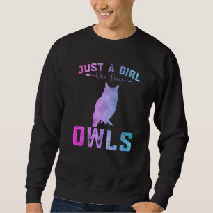 Moletom Corujas Engraçadas Meninas Apenas Uma Menina Que A